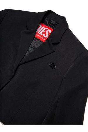 giacca crop in poliestere nero DIESEL KIDS | J02363KXBQ2K900